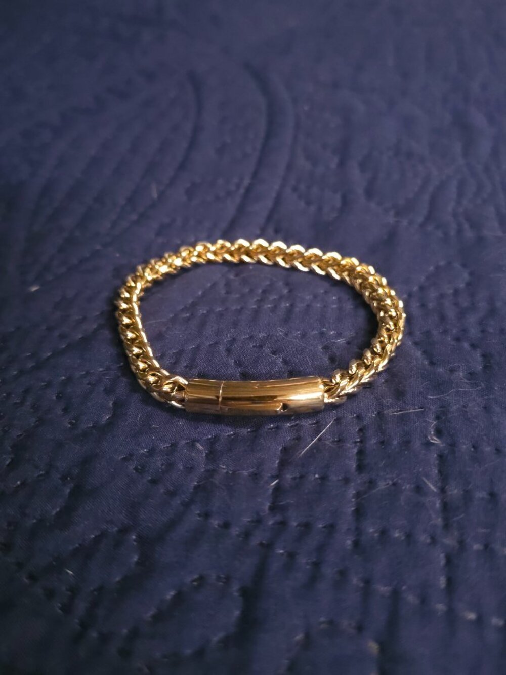 Toggle Clasp Chain Bracelet – Gold (8in)